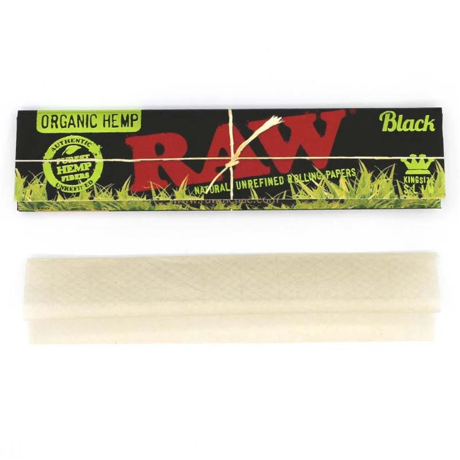 RAW Black Organic Hemp Papers King Size RAW